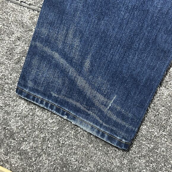 G Star RAW 3301 Jeans Men 34x32 Blue 3301 Slim Straight Stretch Denim Whiskered - Picture 16 of 16